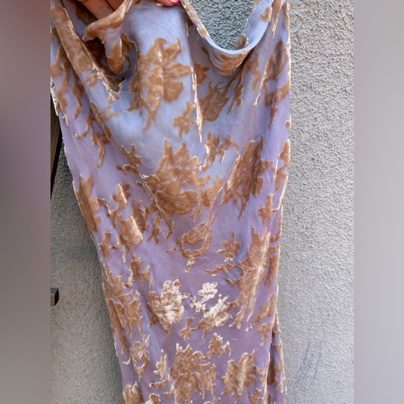 Rat & Boa ‘Athena’ Silk Floral Maxi Dress Purple - Picture 9 of 15